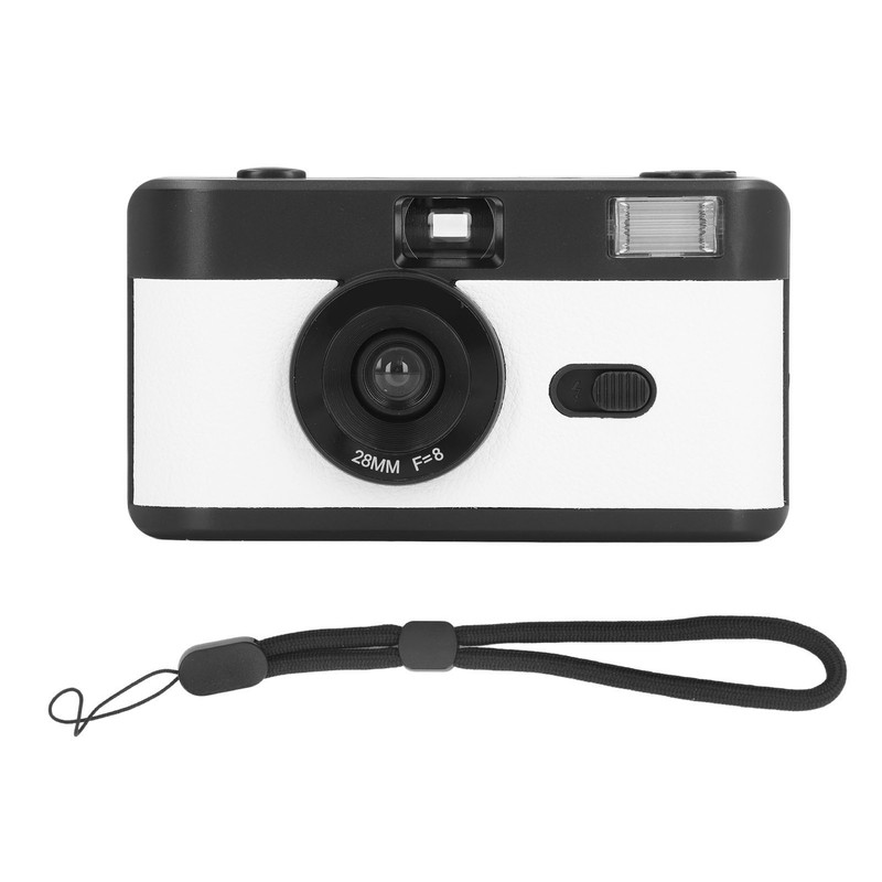 35MM Film Camera Reusable Lightweight Vintage Camera Built in Flash