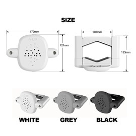 2SET,Stairway Baby Gate Mounting Kit, No-Drill Banister Adapter – Fits Posts 1.5" to 3.5" Wide, Universal Adapter for Pressure or Hardware-Mounted Gates
