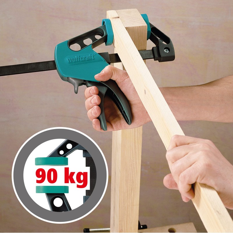 Wolfcraft 3020000 Serre-joint 1 main Easy 75-150 mm
