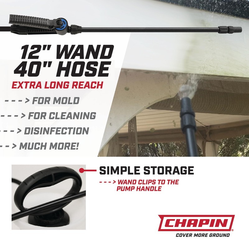 Chapin 20075 Disinfectant Bleach Sprayer, 1 Gallon, Made in The