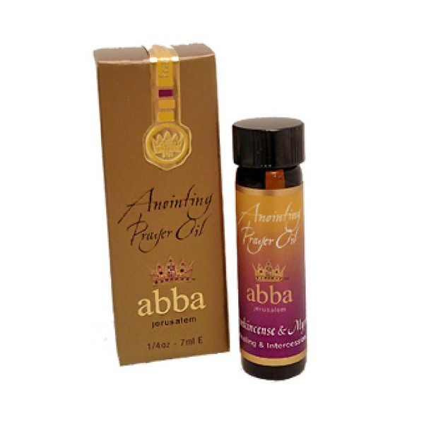 Abba Anointing Prayer Oil - Frankincense & Myrrh, 1/4 oz
