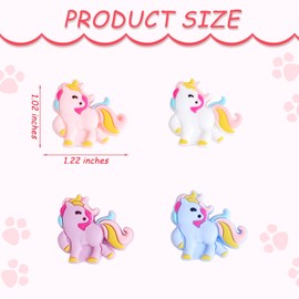 WEWAYSMILE 12 Piece Animal Silicone Beads Cute Silicone Beads DIY Silicone Beads Bulk Beads Used for DIY to Make Various Handicrafts, Beaded Pen, Beaded Phone Straps, Bag Pendants Etc(Unicorn)