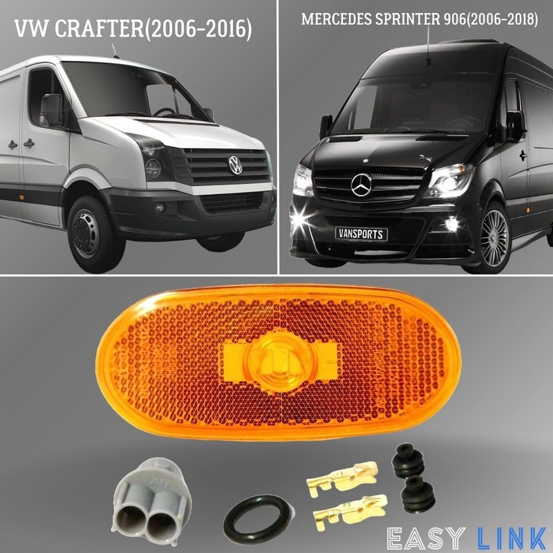 Easy Link 2 x Side Marker Lights 12 V with