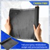 Treela 50" x 12" Carbon Fiber Cloth Carbon Fiber Fabric