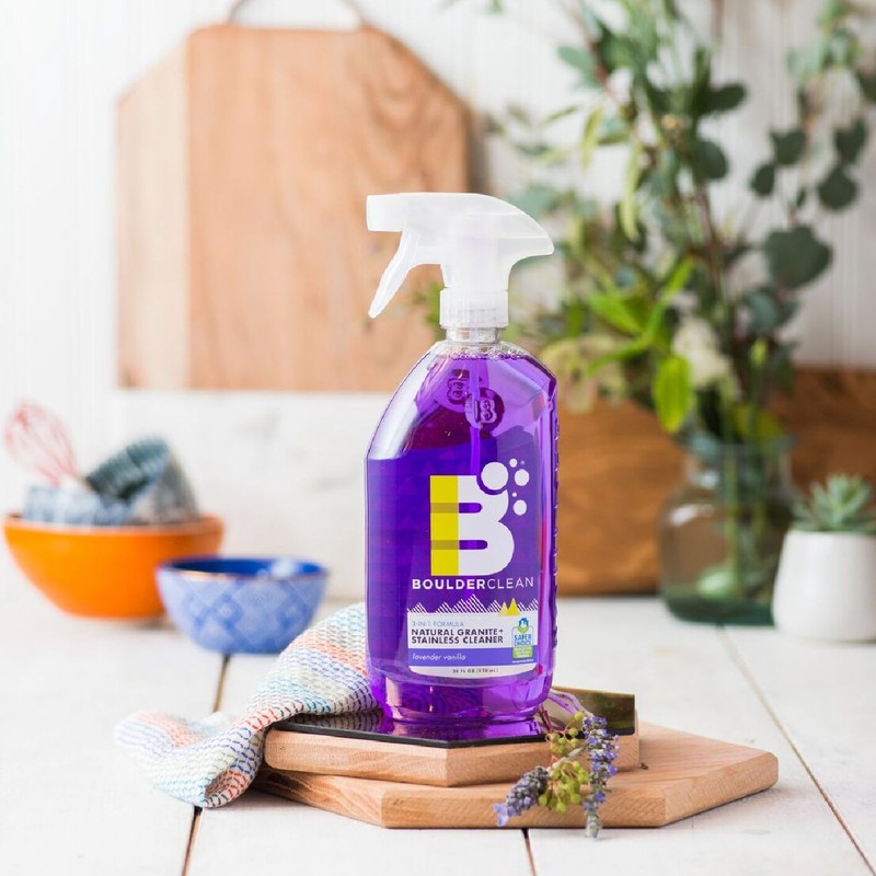 Boulder Clean Lavender Vanilla Granite & Stainless Steel Cleaner, 28