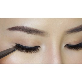 BOOCEO – 10 Pairs Black Long HANDMADE Voluminous False Eyelash Eye lashes by Boolavard® TM