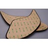 5D Real Carbon Fiber, Motorcycle Decal Vinyl Tank Protector, Fuel