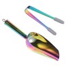 Ciieeo Ice Cube Tongs Set of 2 Stainless Steel Ice