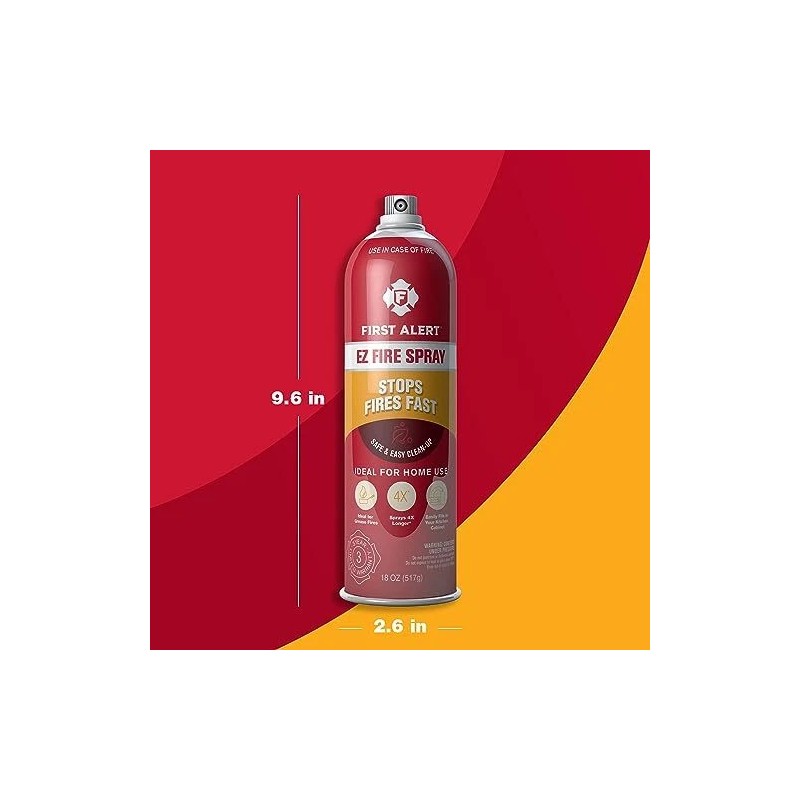 FIRST ALERT 2 Pack First Alert EZ Fire Spray Portable