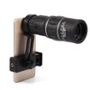 ASHATA Telescopio Monocular 16x Zoom Focus Preciso Telescopio de Teléfono