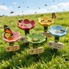 5PCS Bee Watering Station for Garden, Bee Drinking Cups Colorful