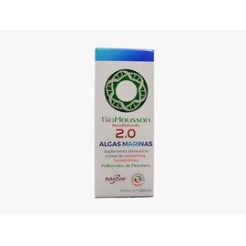 Biomaussan - Algas Marinas 2.0 – Suplemento Alimenticio Líquido con Astaxantina, Fucoxantina y Polifenoles de Manzana – 120 ml - 120 ml -...