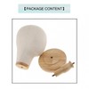 zalati Canvas Mannequin Head Block Wig Head for Wig/Hat/Jewelry Making,