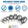 Eco-Friendly Fishing Sinker Weight Kits Bass Casting Sinkers Fishing Hooks