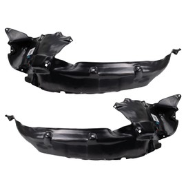 TRQ TRQ Front Inner Fender Liner Set Compatible with 2001-2004 Toyota Sequoia 2004-2006 Tundra TO1248127 TO1249127