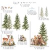 DECOWALL SG4-2422 Wall Stickers with Pine and Forest Animals Mountain