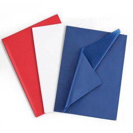 Simetufy Red White and Blue Tissue Paper for Gift Bags, 115 Sheets 14 x 20 Inches Flag Day Wrapping Paper for Packaging, Patriotic Tissue Paper Bulk for Independence Day, Birthday, DIY Crafts