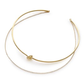 JewelVOX Necklace, Choker for Women, Knots, Nickel Free, Hypoallergenic Metal, Adult, Stylish