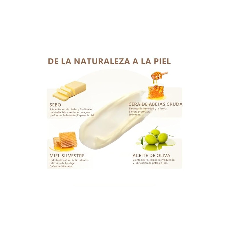 Crema Cebo Res Balsamo Miel Sebo Cara Facial Acabado Pasto