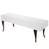 sourcing map Bench Cushion Cover Stretch Jacquard Checkered Dining Bench