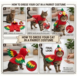 Turkey Costume for Dogs and Cats – Colorful Hooded Outfit with Cartoon Wings for Halloween Parties and Pet Photos