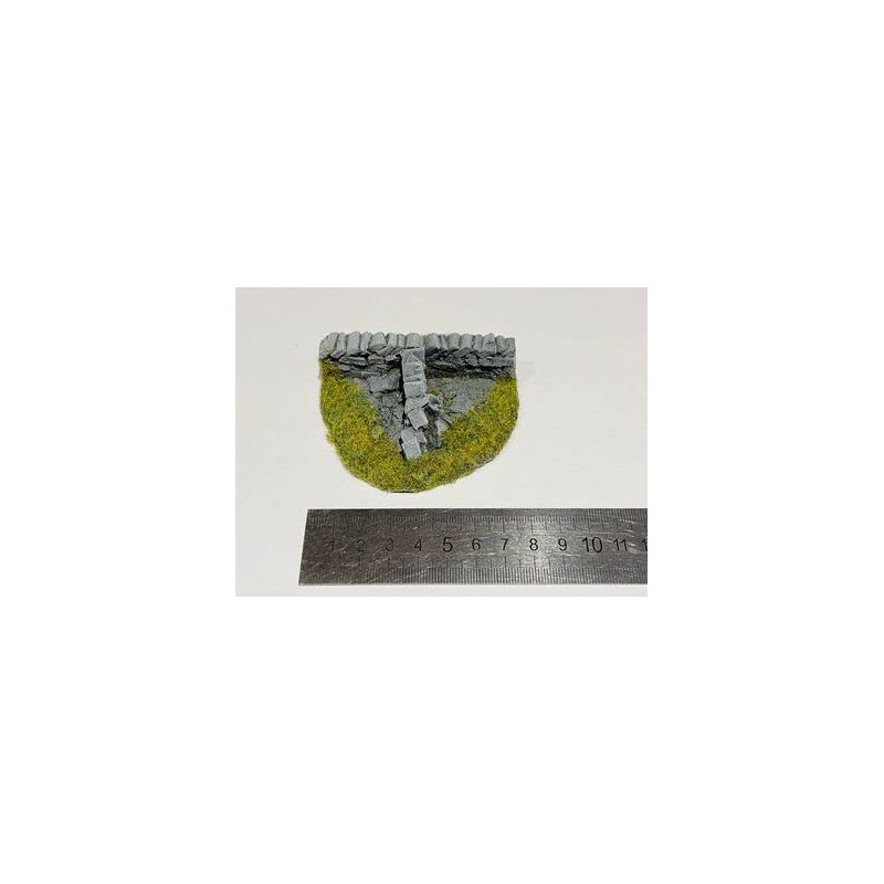 Javis Dry Stone Roadside Wall Corners - OO Gauge/1:76 Scale