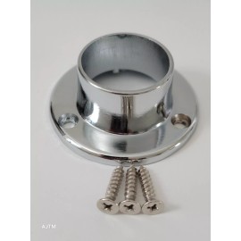 AJTM Closet Rod 1-1/4 Round Socket/Support