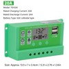 Green PWM Solar Charge Controller LCD Large Screen Display Photovoltaic