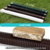 plusgutter Brown 2-Pack Rain Gutter Downspout Extensions Flexible, Drain Downspout