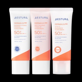 Astra [에스트라]더마UV365 무기자차 선크림 or 톤업 선크림 or 비타C광채 수분 선크림 SPF 50+/ PA++++(택1) [Astra] Derma UV 365 Mineral Sunscreen or Tone-Up Sunscreen or Vita C Radiance Moisture Sunscreen SPF 50+/ PA++++ (Choose 1)