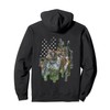 Camo American Flag German Shorthaired Pointer Dog Lover Pullover Hoodie