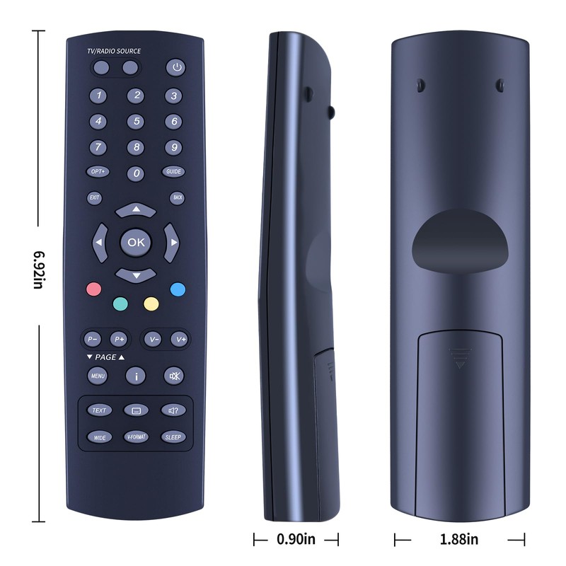 MOVHEIYL Replacement Remote Control for Humax HDFOX, HD Fox, RM106,