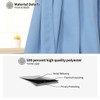 PiccoCasa Blackout French Door Curtain Panel - Blackout Door Curtain