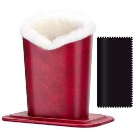 PG6 Plush Fluffy Lined Anti-scratch Eyeglasses Holder Protective Glasses Stand Case