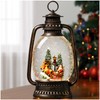 Christmas Snow Globe,Snow Globe Lantern with Santa,Musical Snowing Globe Horse