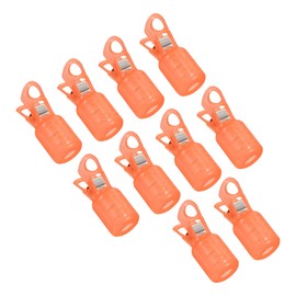 PATIKIL Large Size Squid Jig Hook Protector Case, 10 Pack Fishing Hook Covers Hook Bonnets Jigs Lure Cover Tackle Boxes Tools, Orange