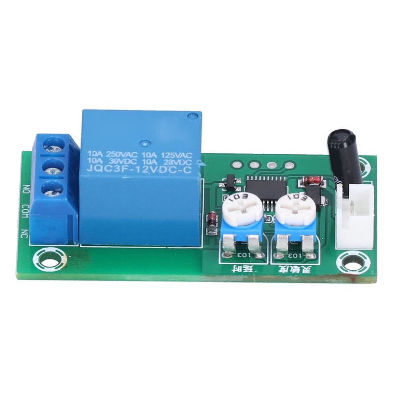 Vibration Sensor Module, DC 12V Sensitivity Time Delay Switch DIY