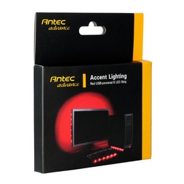 Antec Advance Accent Lighting 6 LED USB Powered Strip - Red