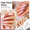 ROSALIND Poly Nail Gel Set, 8 PCS 10ml Clear Neutral