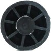 fiXte Large Wall Floor Mounted Rubber Door Stopper Bump Stop