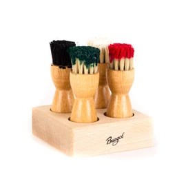 burgol bürstencaddy-set incl. 4 tiegelbürsten