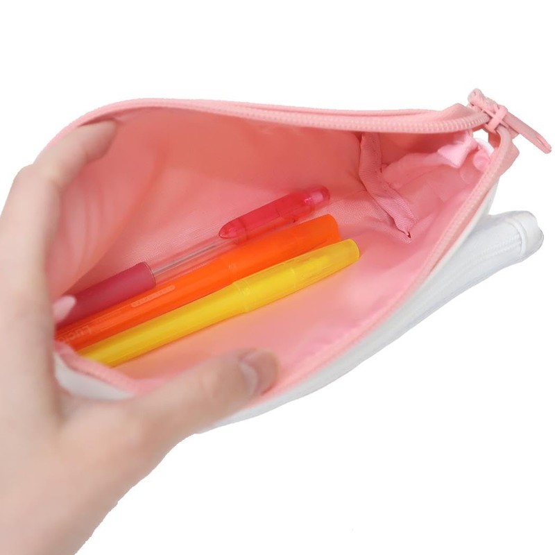 Kamio Japan 055963 Kirby Sankaku Flap Pen Case, PUPUPU RAINY?