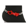 Women Fashion Boot Bracelet Bling Metal Chain High Heel Shoe