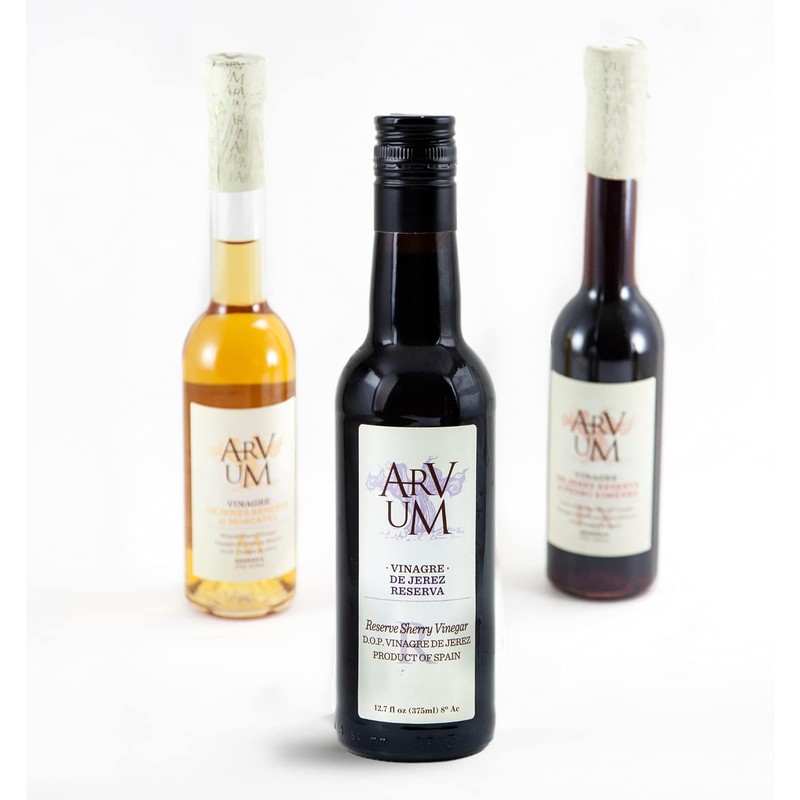 Arvum Sherry Vinegar, Oak Aged and Imported from Spain (12.75