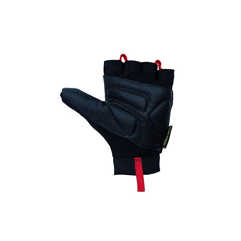 Chiba Erwachsene Argon Premium II Rollstuhlhandschuh, schwarz, L