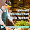 Lucent Path 10 Packs Disposable Clear Protective Full Face Shield