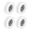sourcing map U Groove Guide Pulley Rail Ball Bearings 6x27x9mm