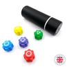 Traditional Korean Gonggi Game Set, 5 Colourful Stones with Storage