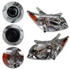 QUEWATSA Halogen Headlight Assembly Set for 2005-2008Pontiac Vibe Wagon,Headlamp Driver&Passenger