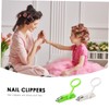 BIUDECO 2pcs Nail Cutter with Magnifying Glass Fingernail Clipper for